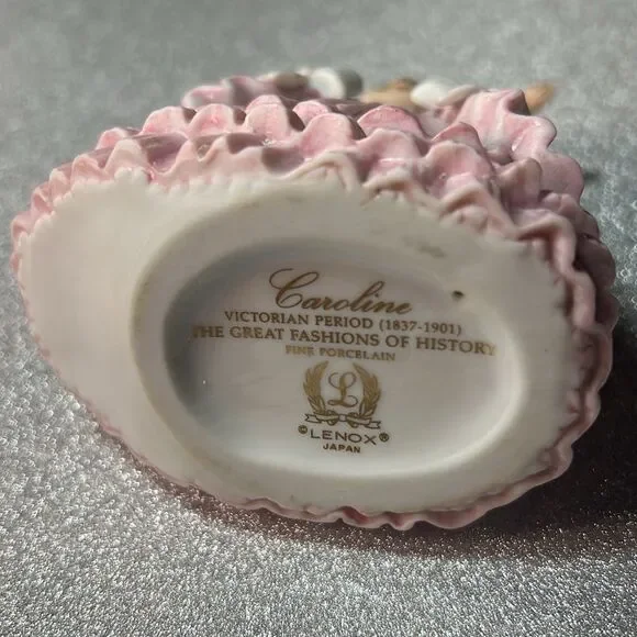 The Great Fashions of History CAROLINE Victorian Period by Lenox. KK326 - Picture 6 of 6